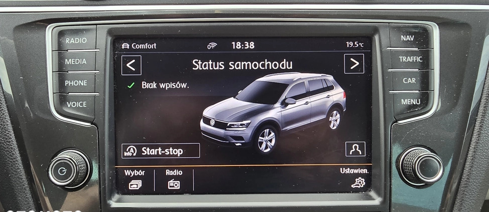 Volkswagen Tiguan cena 89000 przebieg: 177000, rok produkcji 2016 z Iłowa małe 211